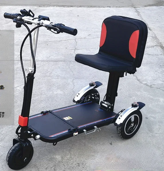 Mini folding electric scooters for middle-aged and elderly people, small electric wheelchairs for disabled people, electric