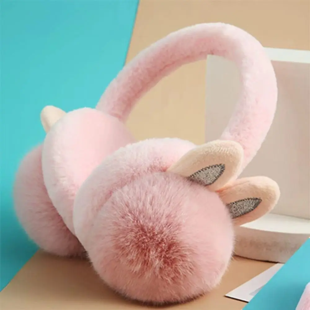 Fashion Rabbit Ear Ear Warmer Soft Winter Accessory Cold Protection Ear Cover Thickened Winter Earmuffs Winter Warm