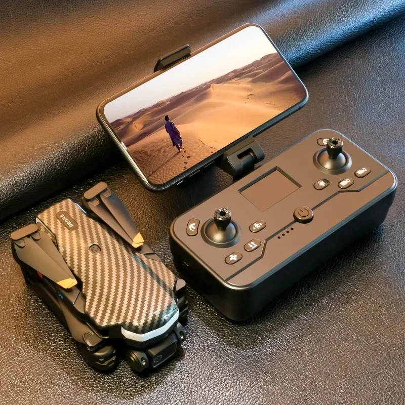 최신 V8 미니 드론 4K HD 듀얼 카메라 50x 줌 광학 흐름 위치 항공 사진 장애물 회피 Foldable Quadcopter