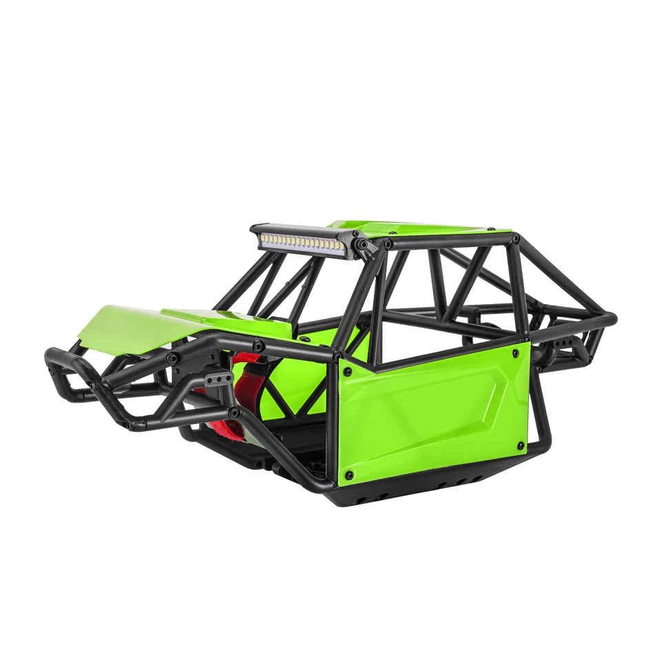 ニンジャラロックバギー用シェル,1/10 rcクローラー用,scx10 ii 90046
