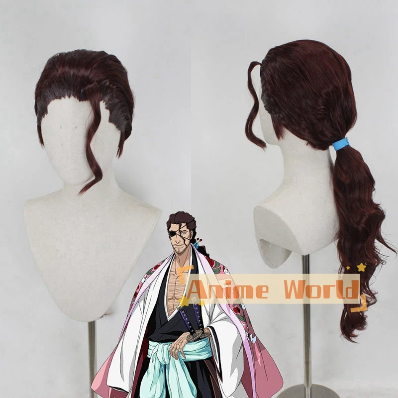 parrucca-cosplay-anime-shunsui-kyōraku-edizione-b-halloween-natale-donna-uomo-parrucca-per-adulti