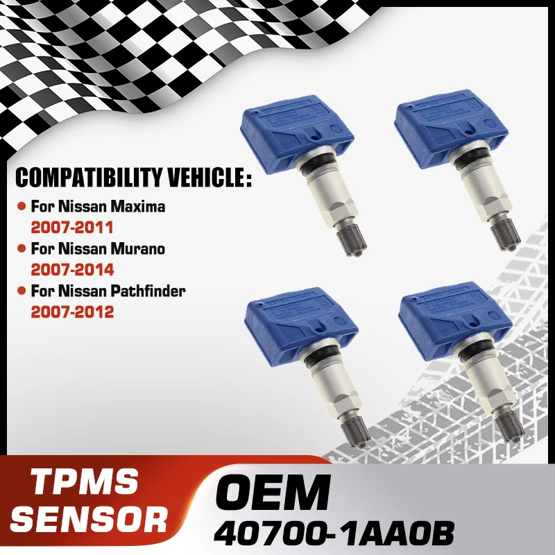 

Car TPMS Tire Pressure Sensor Monitoring System For Nissan Maxima 2007-2011 Nissan Murano 2007-2014 Nissan Pathfinder 2007-2012