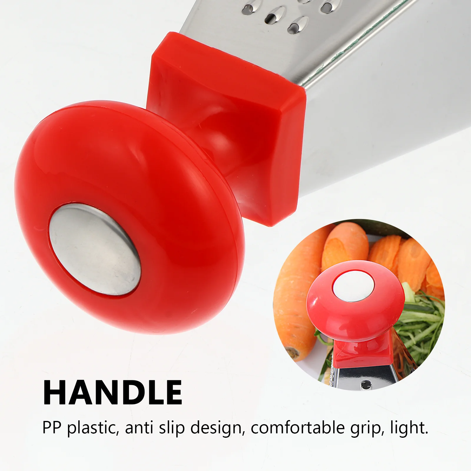 

Stainless Steel Vegetable Slicer With Silicone Handle Multipurpose Kitchen Grater For Garlic Ginger Cutting Chopping