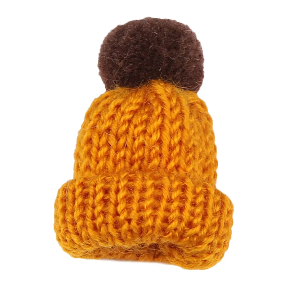 

15 pcs Mini Knitted Hats Clothes Accessories Jewelry Decor Kids Toy Winter Children Charms Durable Jewelry Decor Mini Hats