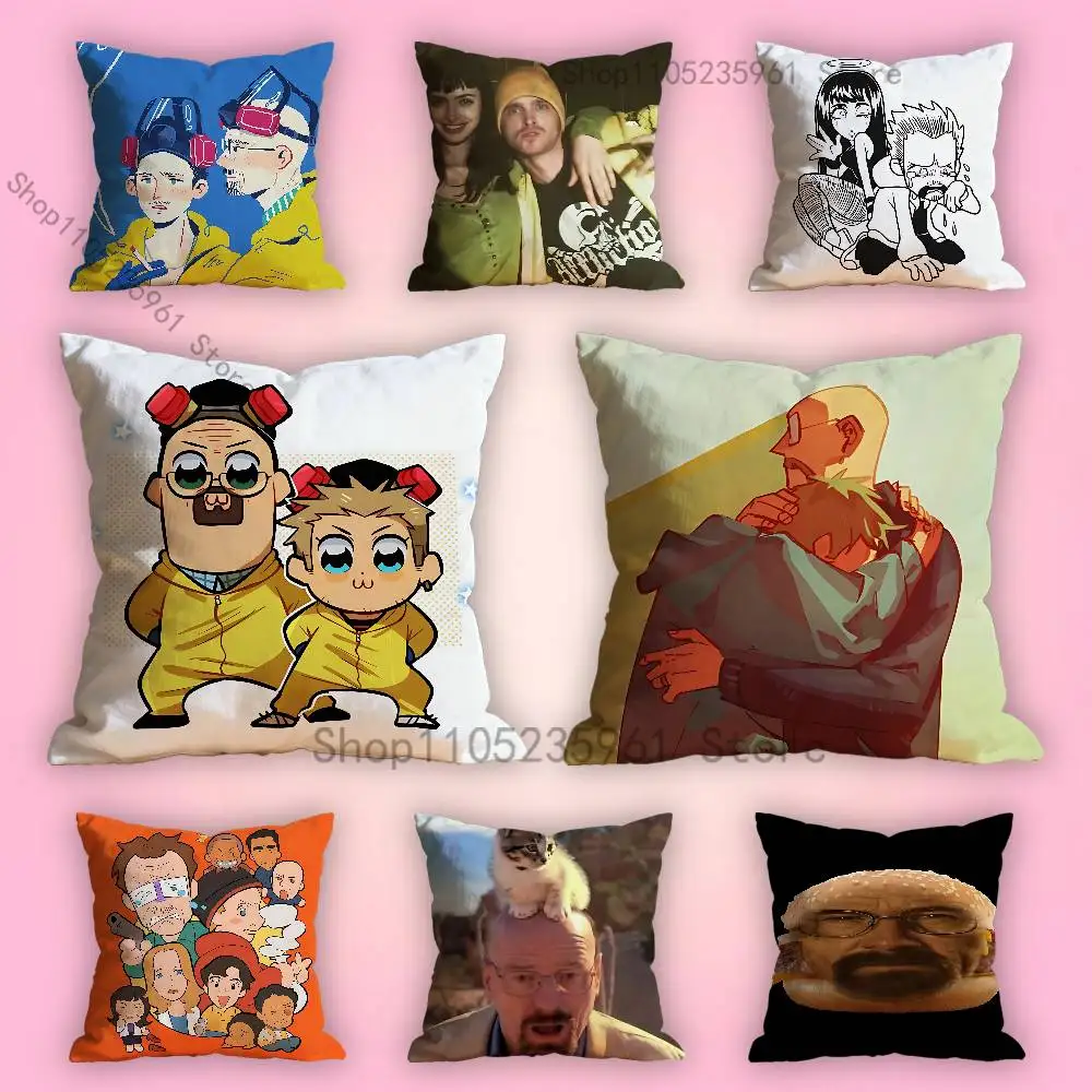 

B-BreakingS B-Bad Chibi Various Sizes Square Pillow Case For Car Home Bedchamber Decor Custom Valentine gift