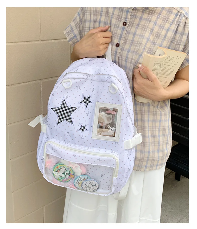 Kawaii Starry Harajuku Ita College Backpack - Limited Edition