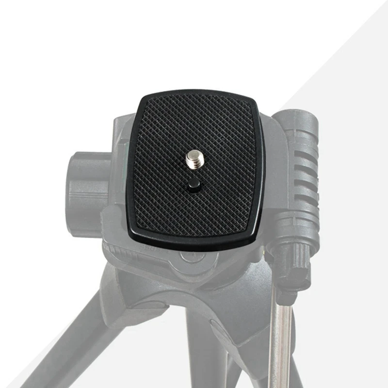 DTB8 2X Dslr Camera Adapter Mount Tripod Head Quick Release Plate, 1/4 Screw Camera Base Plate for Three-Dimensional Tripod Head
