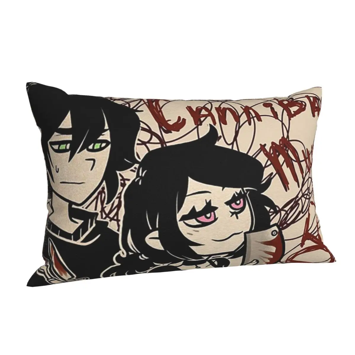 Ashley And Andrew The Coffin Of Andy And Leyley Rectangle Pillowcase Cushion Cover Decor Bedroom Bed Home Comfort Throw Pillow