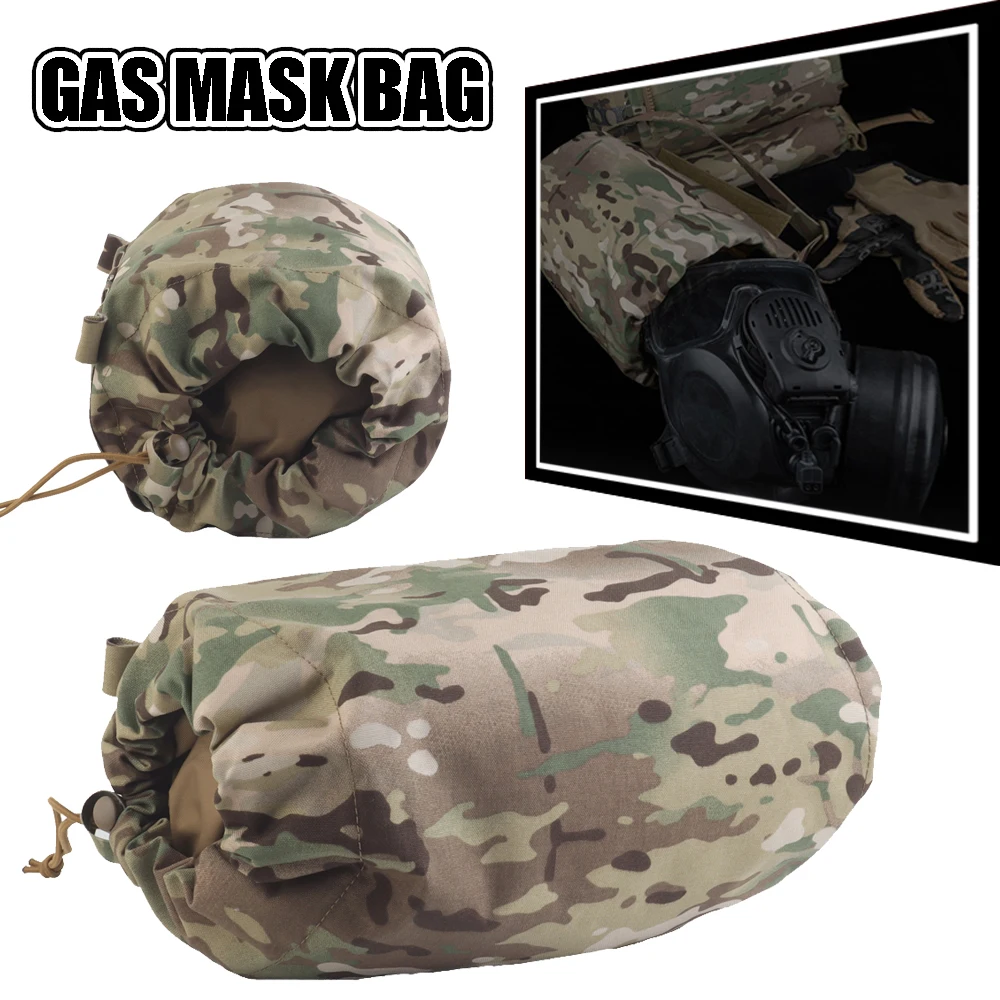 Tactical Multi-function Gas Mask Bag Survival Emergency Professional Equipment Pouch for Gas Mask Respirator-Gear