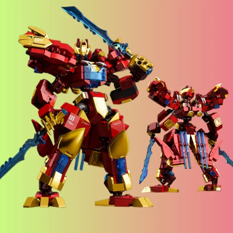 

SEMBO BLOCK Mecha Series Building Blocks Battle Robots Model Kits Kids Assembled Bricks Ornament Toys for Halloween Boys Gifts