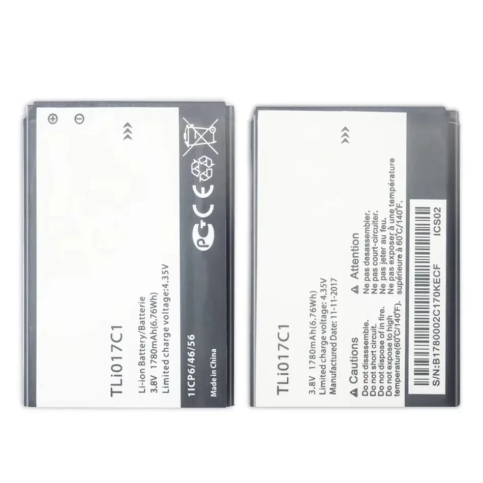 Mobile Phone Battery TLI017C1 1780mAh For Alcatel OneTouch PIXI 3 PIXI3 4.5