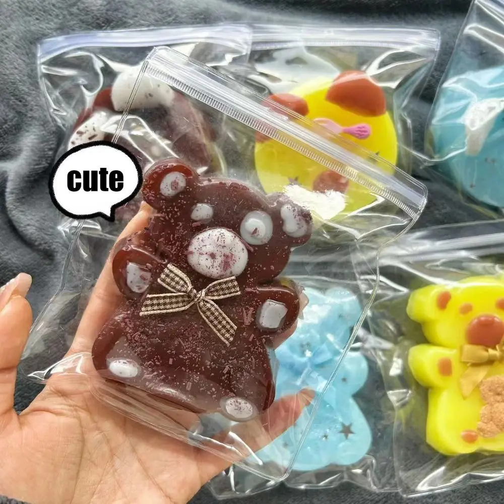 

Soft Sensory Toy Cartoon Bear Squeeze Toys TPR Silicone Bear Pinch Toy 3D Fidget Toy Cartoon Fidget Toy Children