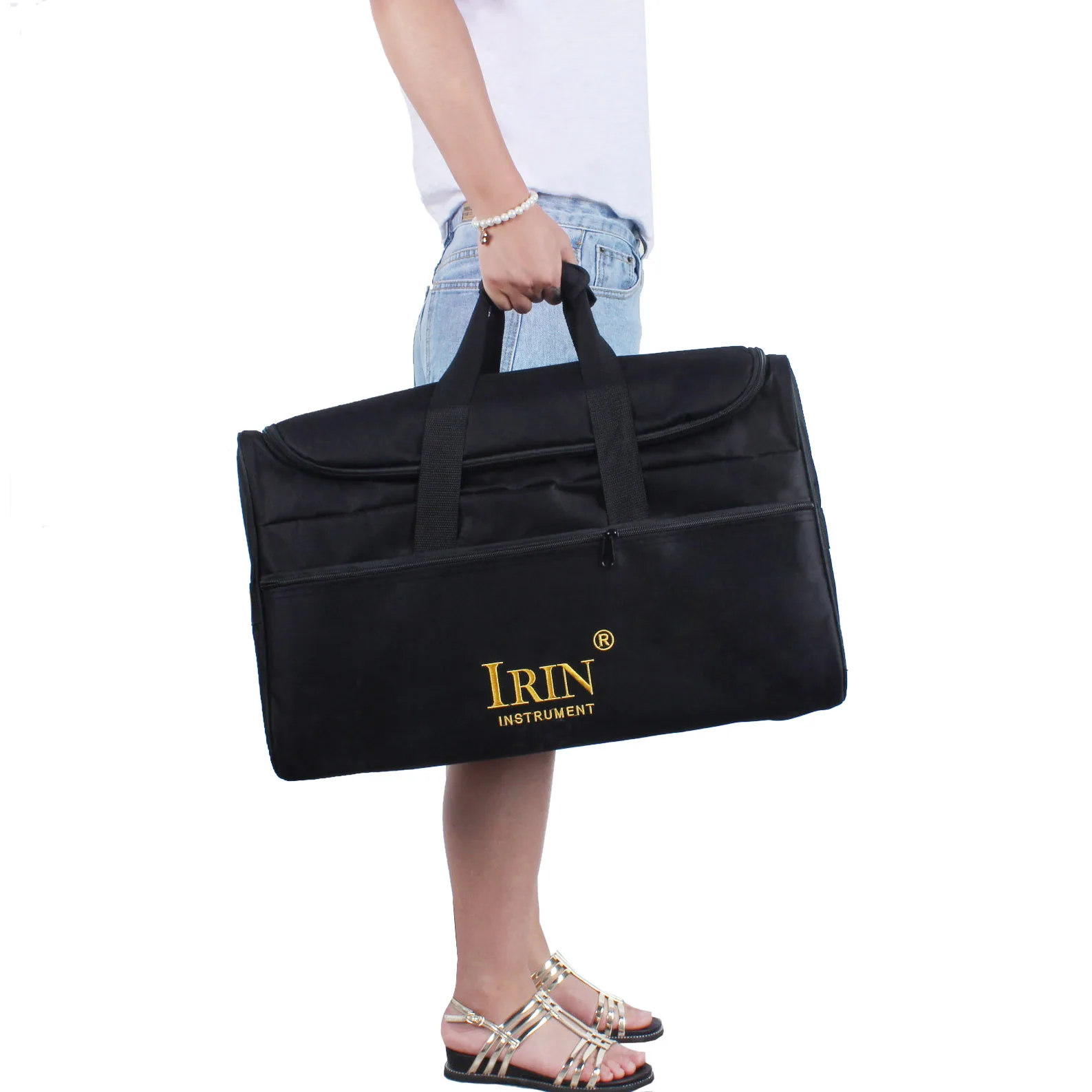 IRIN Case Drum Bag Thickened Backpack Musical Instrument Case Portable Handheld Shoulder Case Drum Bag Percussion Accessories