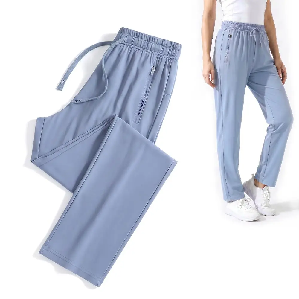 

Comfys fit Pants for Women Over 50, Women's Stretch Active Ice Silk Pant, Comfort Breathable Casual Pants