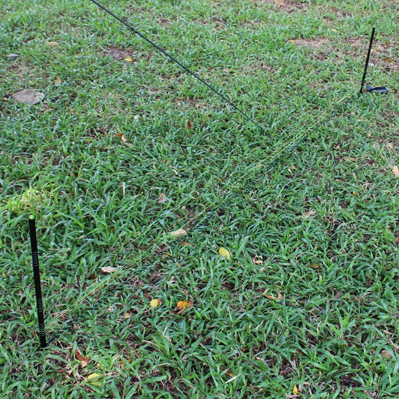 Herramientas de pesca de carpa, palos de distancia de aluminio, accesorios de fundición para carpa, equipo de aparejos de pesca, línea de gancho