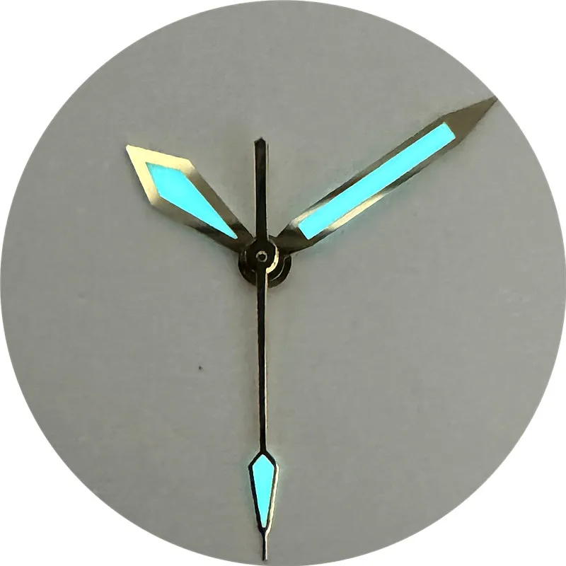 High Quality Polished Silver Gold Watch Hands C3 Bgw9 Green Blue Bright Luminous Clock Hand For Nh35 Nh36 Movement SKX Hand Mods