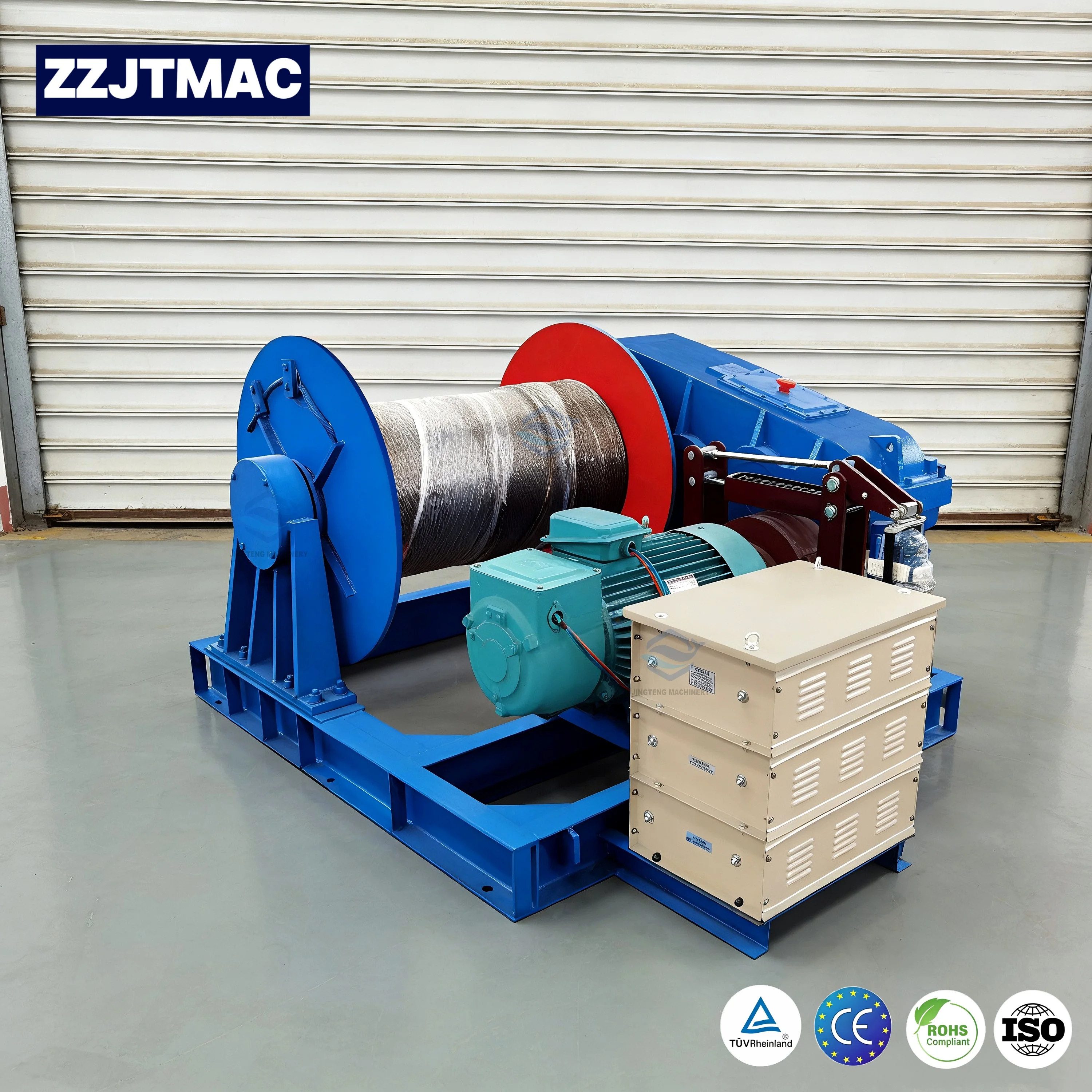 1-5 Ton Electric & Diesel Winches Quick-Release Clutch Cranes With Autos Steel Wire Rope For Boats
