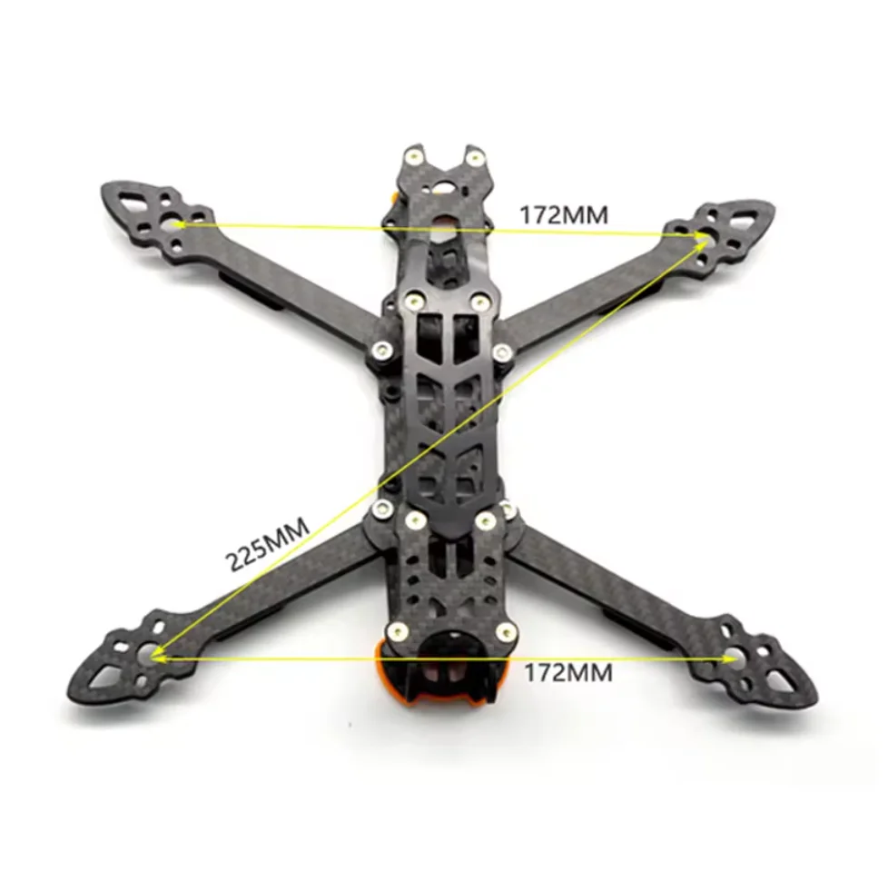 HSKRC MAK4 MAK4HD MARK4 5inch 225mm 6inch 260mm 7inch 295mm Carbon Fiber Frame Kit for FPV Racing Freestyle Long Range Drones