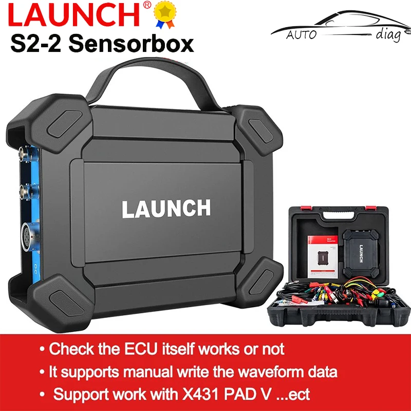 2024 New-LAUNCH S2-2 Sensorbox Check ECU Simulate Sensor Multimeter work with X431 PRO V5.0/ PRO3S+V5.0/ PRO TT/PRO3 ACE/PAD V