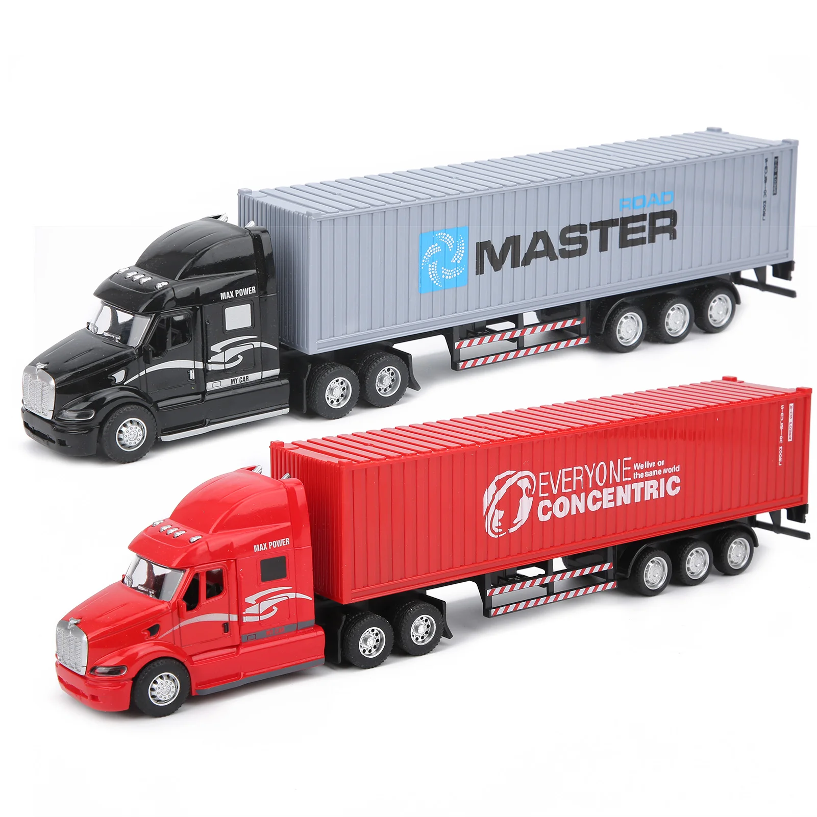 Alloy Car Model Alloy Simulation Container Car Model Children Kid Pull Back Car  with Sound Light Children Car Simulation Car
