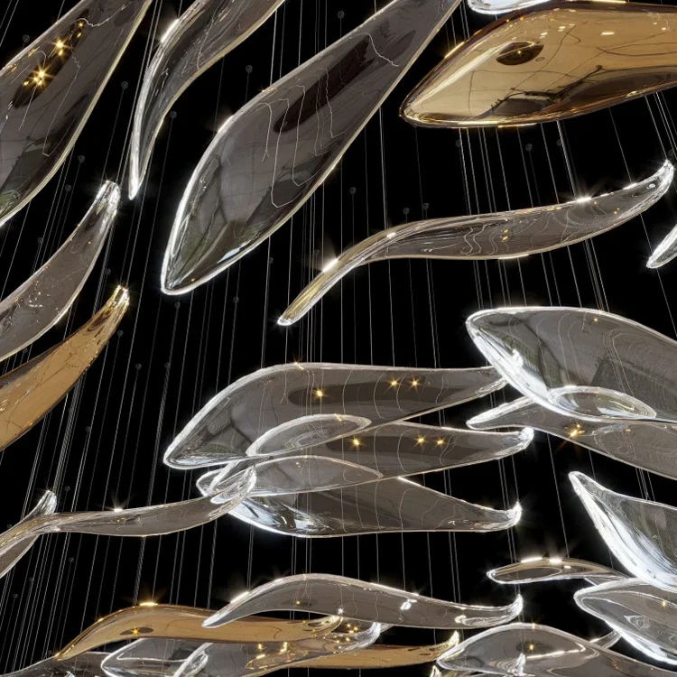 Contemporaneo per interni LED moderno industriale minimalista facile da appendere per scala regolabile in altezza