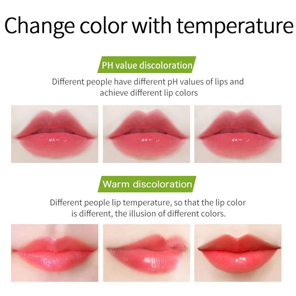 VIBELY nuevo bálsamo labial que cambia de humor, de 7 colores lápiz labial de Aloe Vera Natural, maquillaje hidratante de larga duración, cosméticos