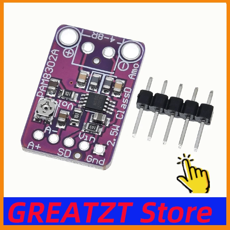 GREATZT PAM8302A CJMCU-832 PAM8302 2.5W single channel Class D Audio power amplifier module development board For DIY