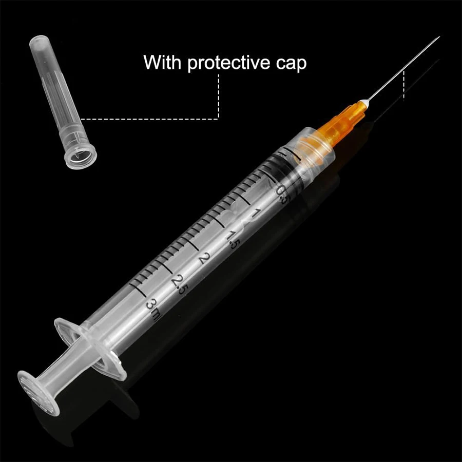 3ml Einweg-Luer-Lock-Spritze, Geeignet für Haustiere und Nutztiere, Industrielle Anwendung, Laborabgabe und Manuelle Anwendungen – Detail 6