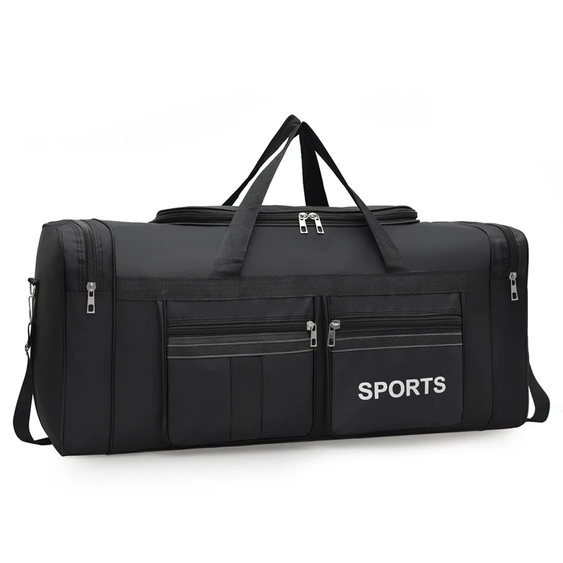 

Large-capacity fitness and travel handbag with zipper closure - ideal for short and long trips, as well as fitness gear