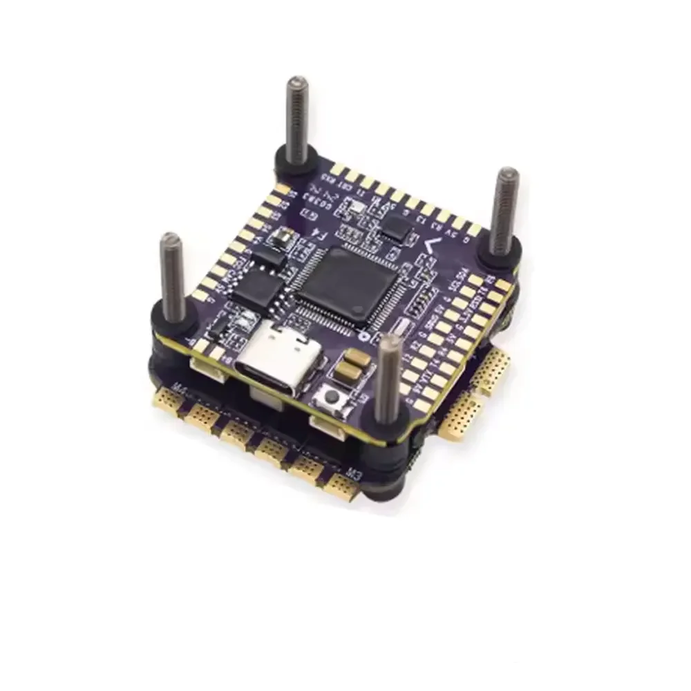 FLYCOLOR Raptor BLS-04 F4 Tower 55A-65A 4in1 BLHeli-S 50MHz 3.3V 5V 9V 3-6S FC ESC Stack for 5