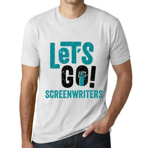 Heren Grafisch T-Shirt Laten we gaan scenarioschrijvers – Let's Go Screenwriters