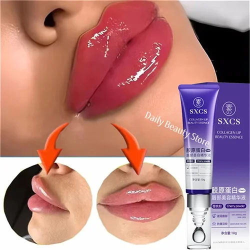Aceite esencial para rellenar los labios instantáneos, nutritivo, antiarrugas, hidratante, cuidado de los labios Sexy, brillo de labios carnoso definitivo, suero, cosméticos