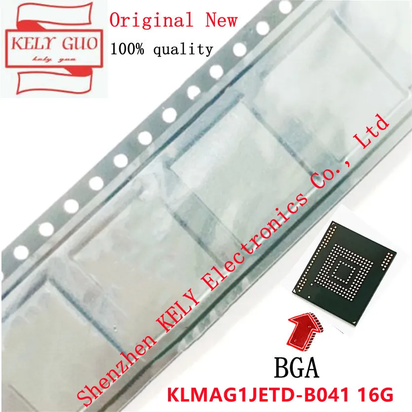 

(1-10piece) 100% NEW KLMAG1JETD B041 KLMAG1JETD-B041 16G EMMC 5.1 BGA Chipset