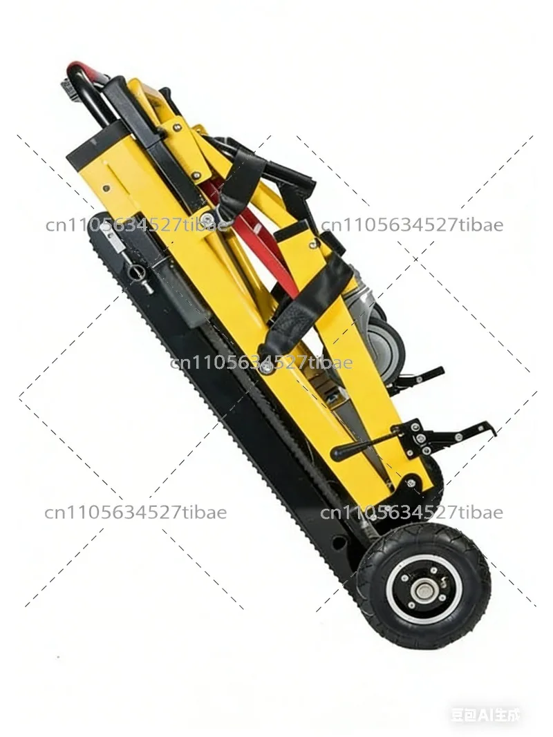 Electric Stair Climbing Chair, Foldable Track Crawler for Elderly & Disabled, Lightweight and Portable Carrier