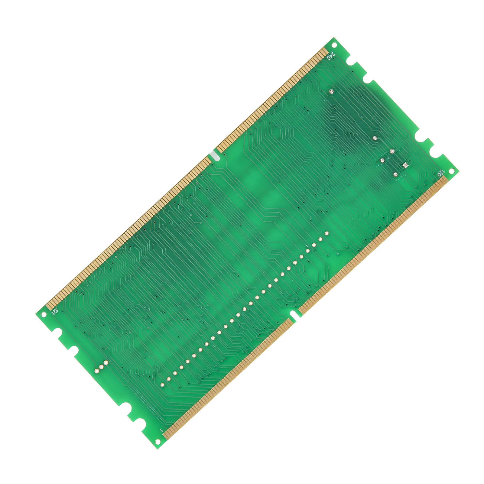 Green LED Test Card DDR2 DDR3 Dual Tester Compact Diagnostic Tool for Motherboard Health Check
