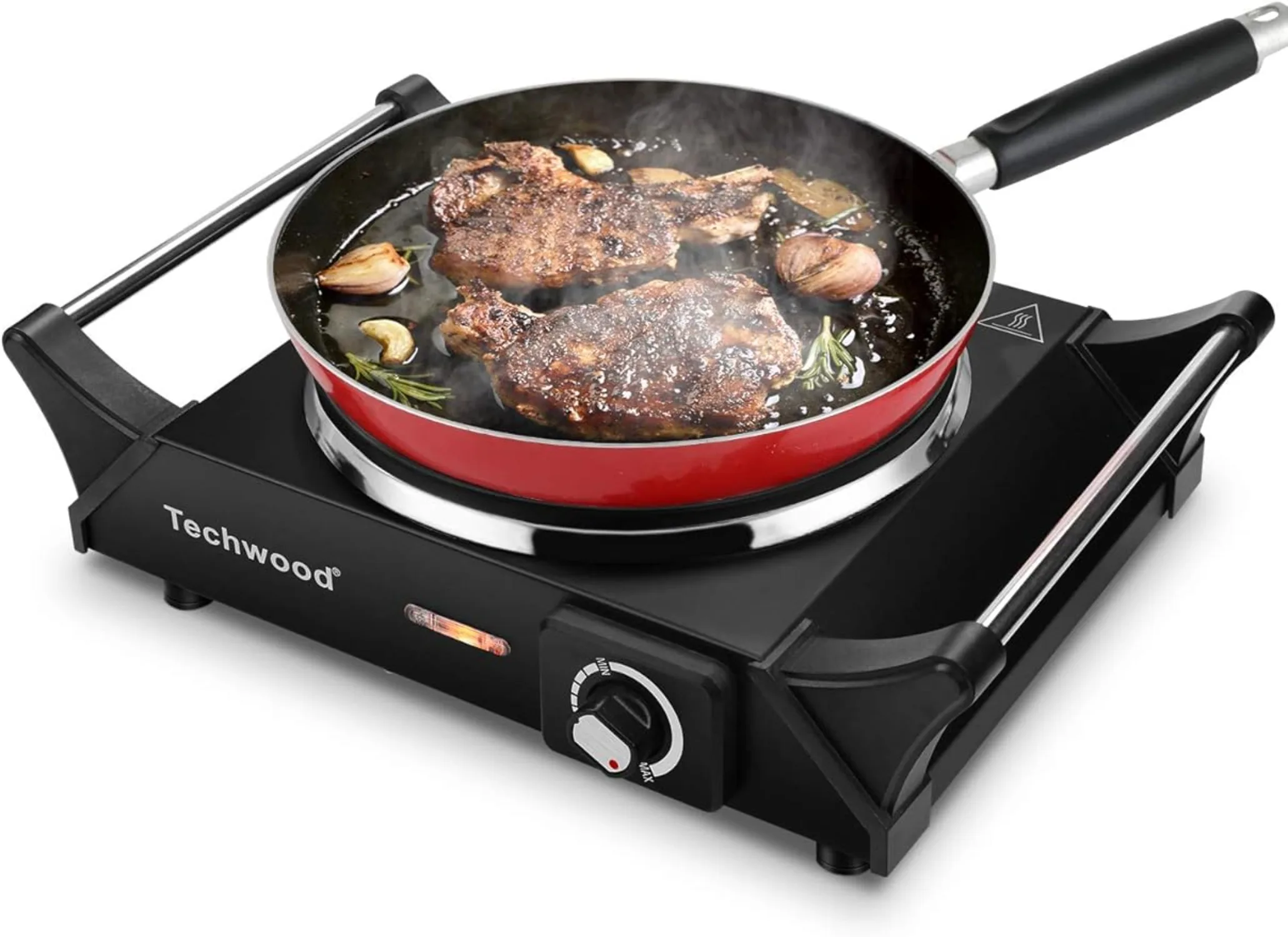 

Portable Electric Stove with Adjustable Temperature Indoor and Outdoor Use