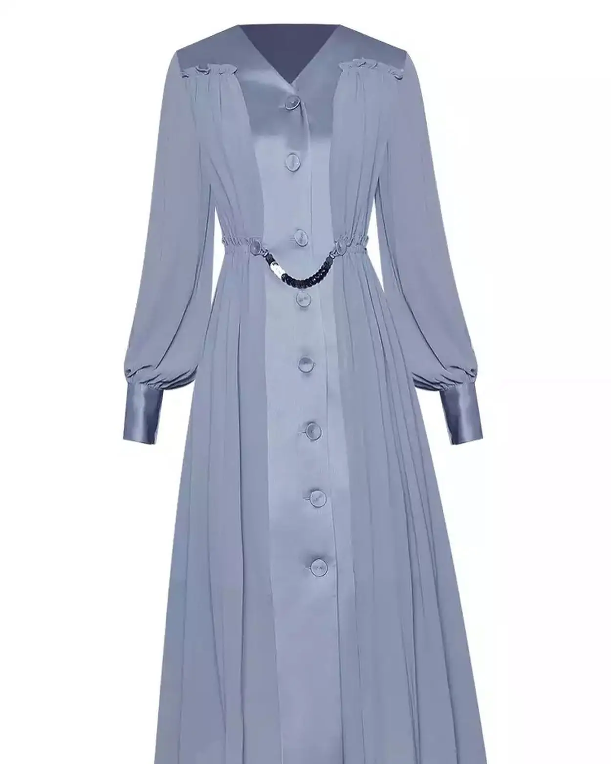 Customized  Customized Formal Jersey Ruffles Buttons Evening Dresses Delicate Long Sleeves Celebrity Gowns Custom Made Cocktail