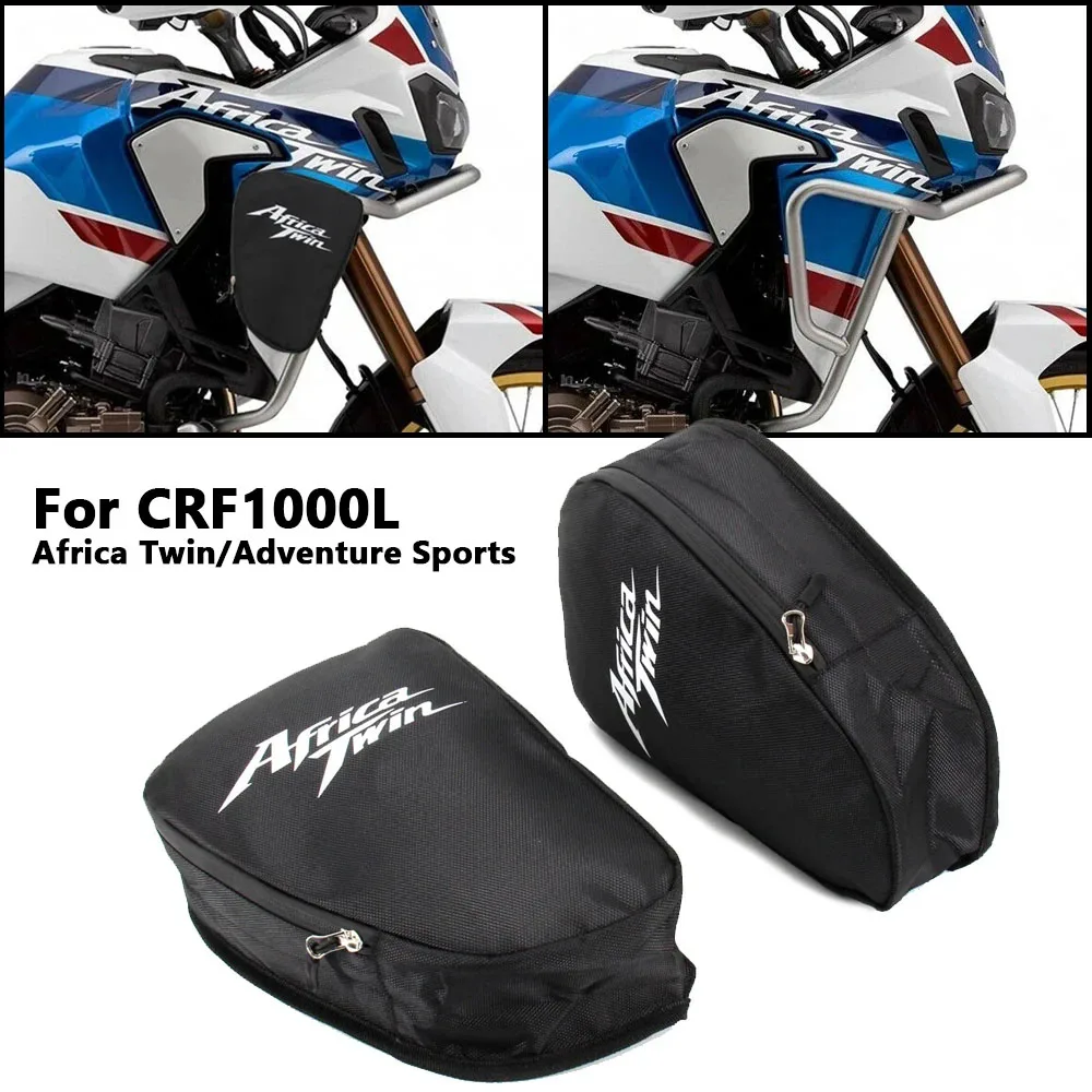 Motorcycle Frame Crash Bar Bags For Honda Africa Twin CRF1000L Adventure Sports Tool Placement Travel Bag