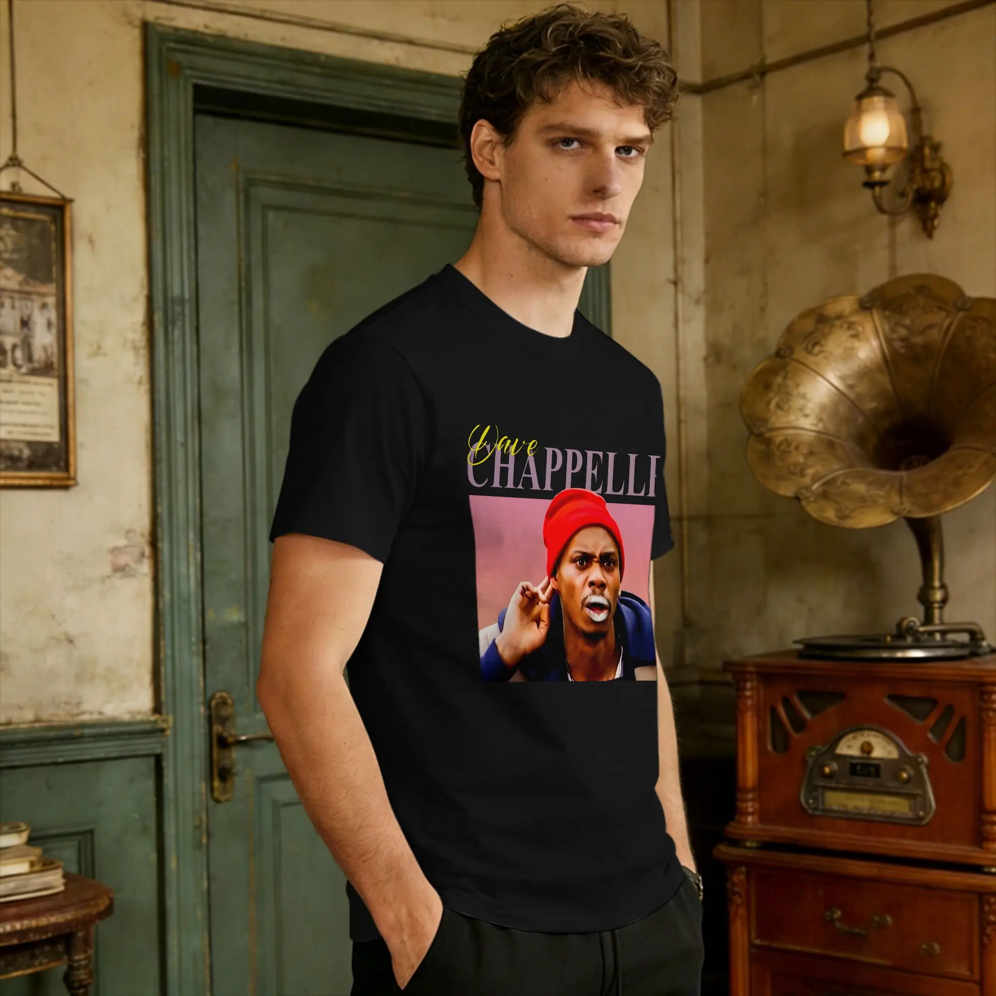 Casual T-Shirt Summer Dave Chappelle Did Someone Say More Distance T Shirts  Pure Cotton Tee Shirt for Male Tees