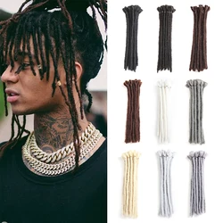 Extensiones de rastas de nido de pelo sintético para hombre y mujer, Loc, hechas a mano, suaves y permanentes