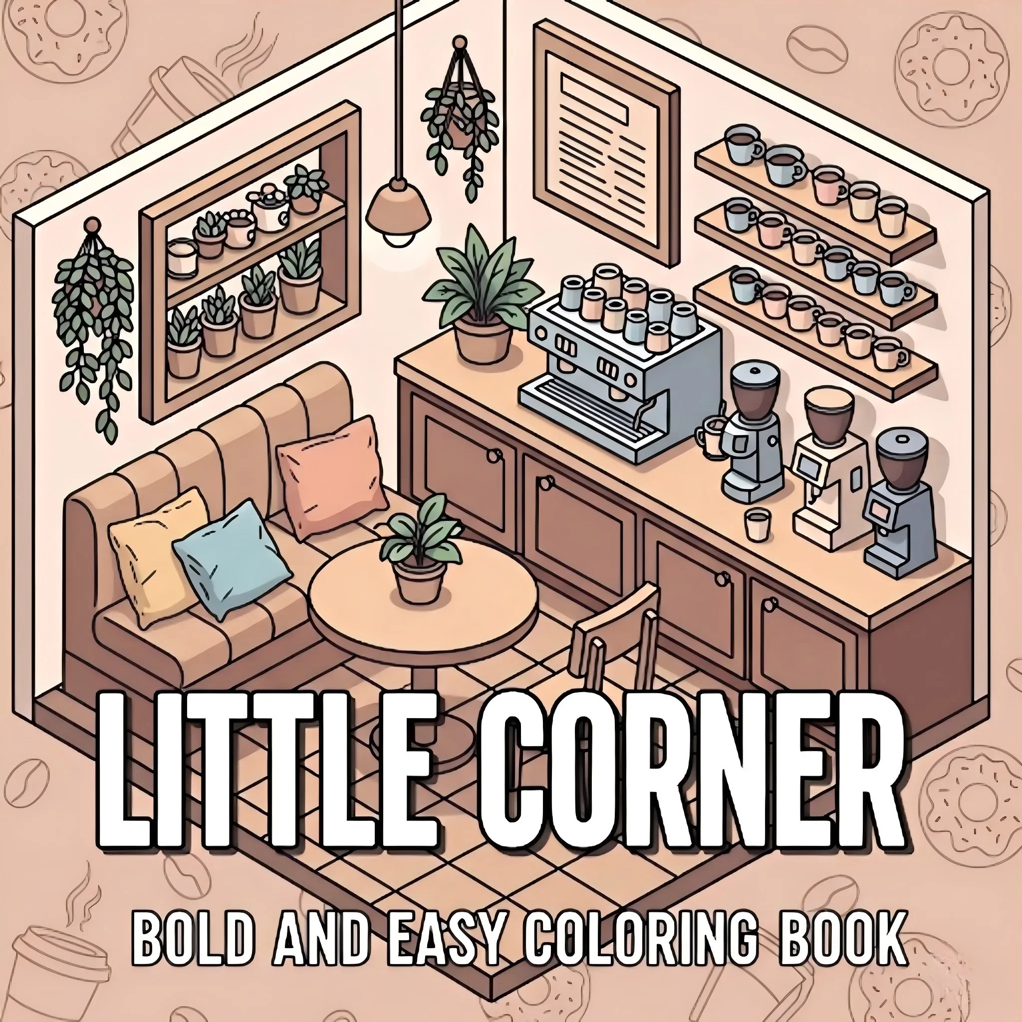 

Книжка-раскраска Little Corner для взрослых, подарок на день рождения, школьные принадлежности, милая книжка для рисования для взрослых