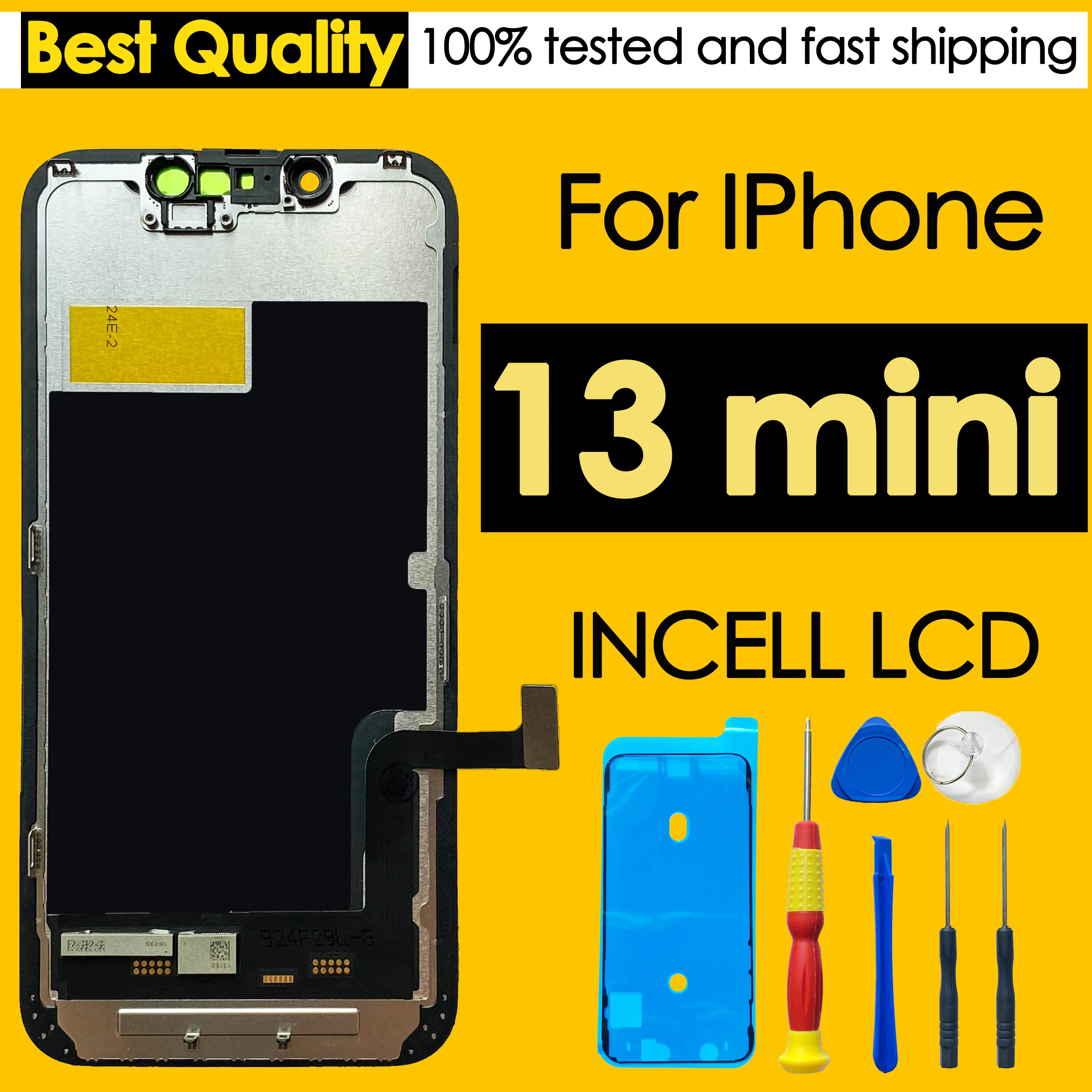 High quality AAA incell LCD For iPhone 13 mini Display Touch 13mini Screen Replacement Digitizer Assembly Repair parts Wholesale