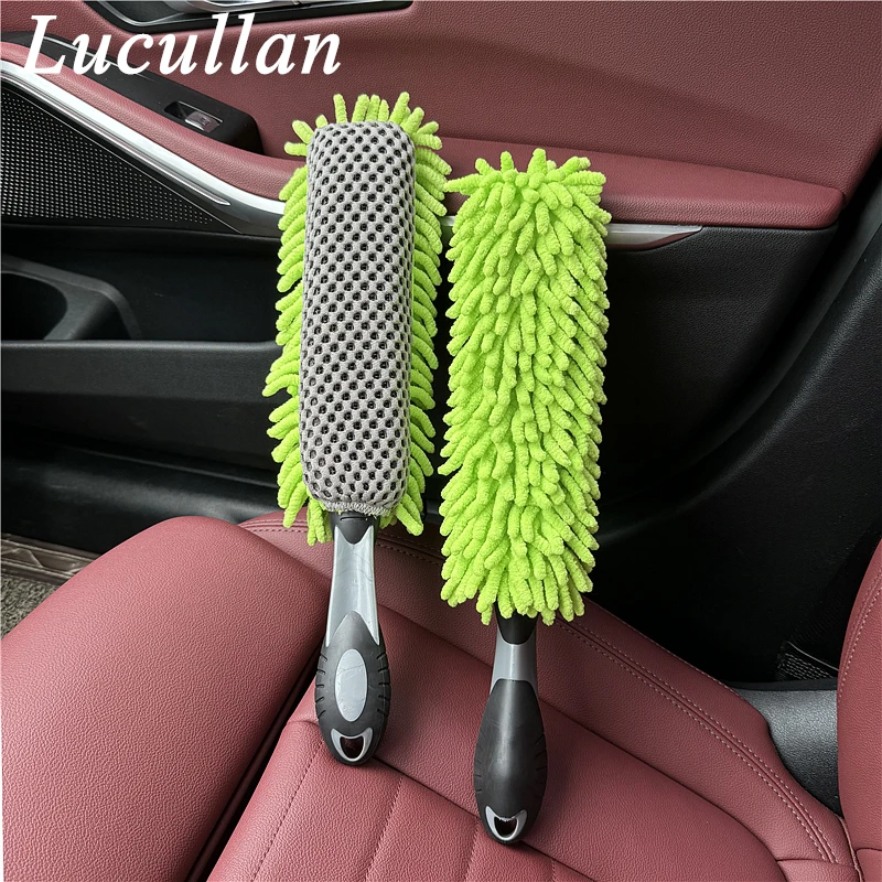 Lucullan Bendable Interior Car Detail Duster Microfier Chenille Dusting Brush: Real-World Performance Tested
