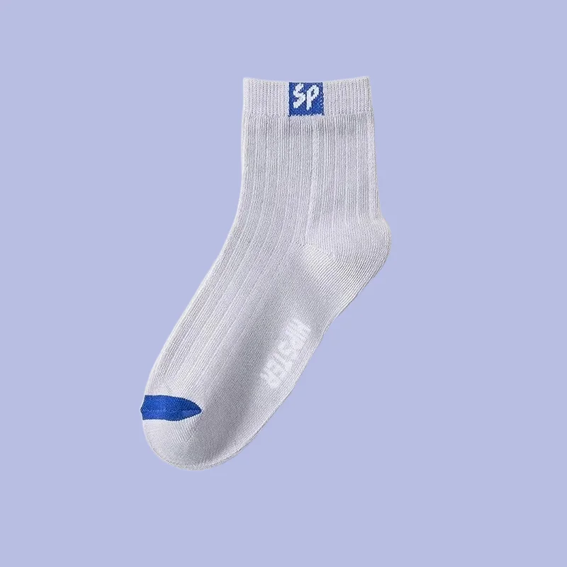 5/10 Paar Sommer Herren-und Damen-Waden socken für Paare High-Top-Strümpfe mit atmungsaktiven Herren-Casual-Socken