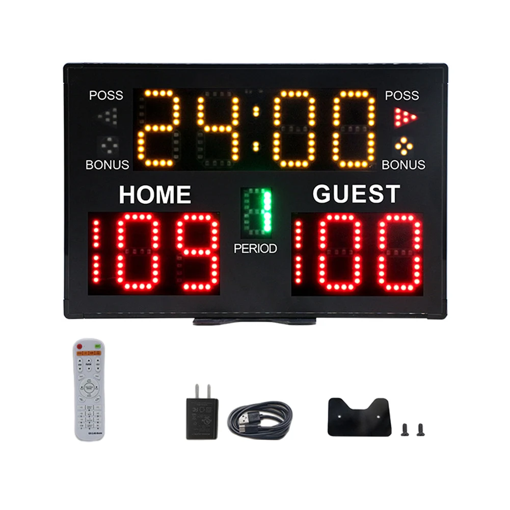 

Digital LED Scoreboard Tabletop Score Board For Basketball Volleyball Tennis Boxing Game For Team Sports Match Training Supplies