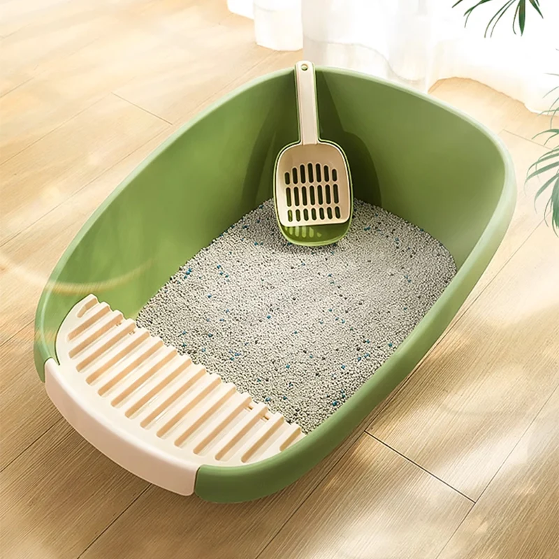 Wholesale Open Top Multifunctional Cat Litter Shovel Cat Litter Box Furniture Cat Litter Box Toilet