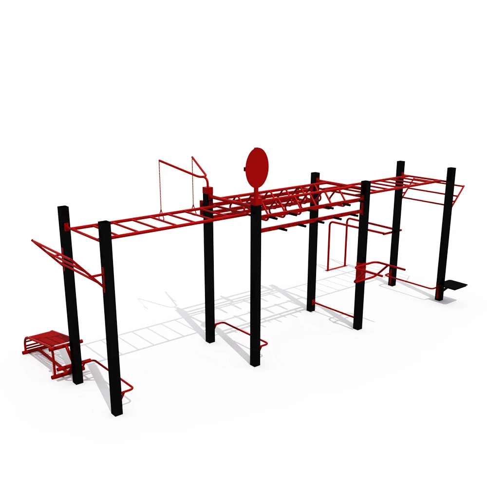 MT-JS2304 Hot sale backyard combination outside gym sets outdoor body fitness equipment