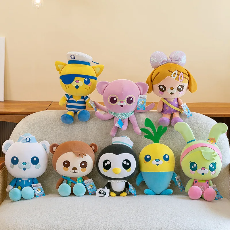 

The Octonauts Barnacles Peso Plush Toys Shellington Professor Inkling Cute Doll Children Surprise Small Gifts Anime Peripherals