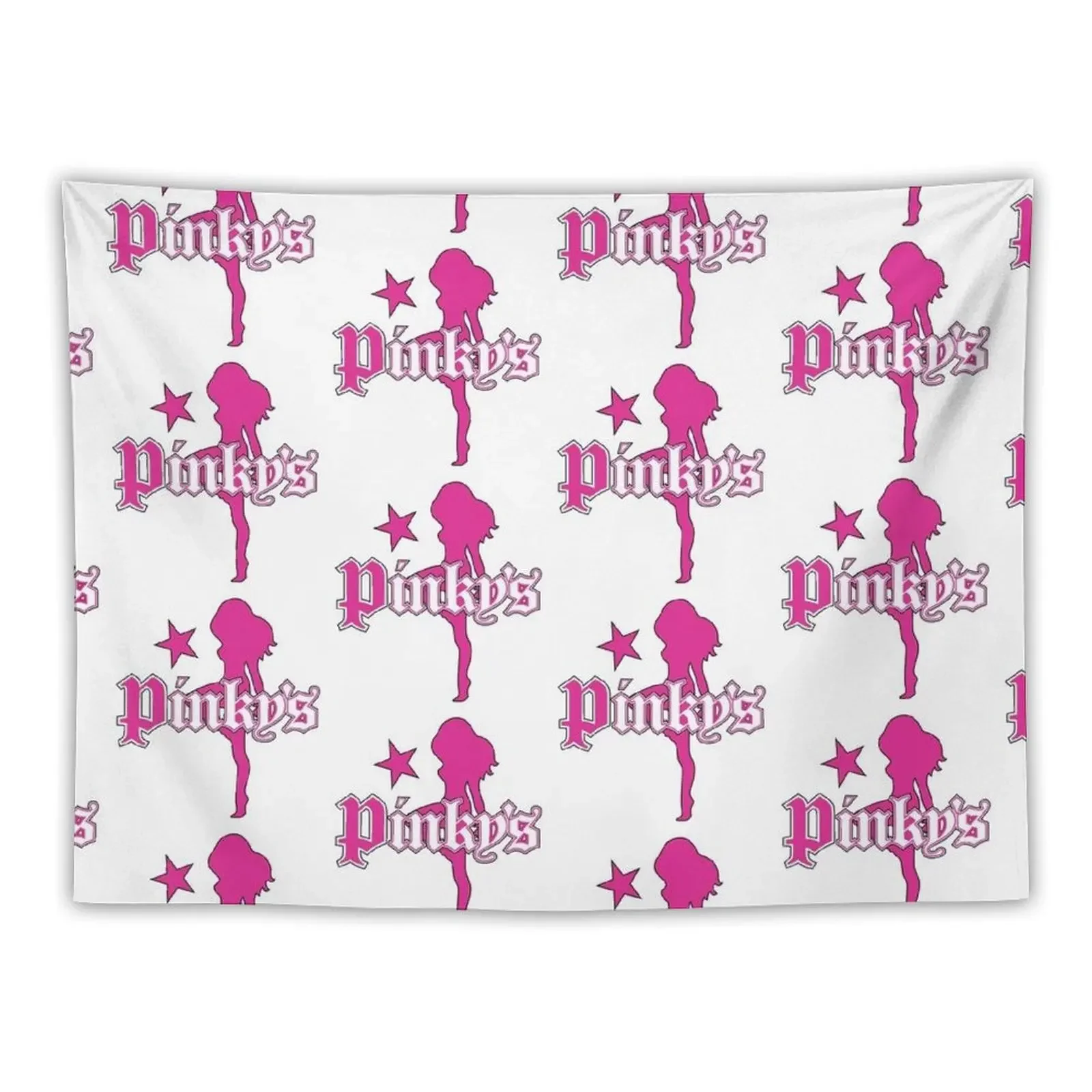 Pinky's Cabaret Bar Girl Logo Tapestry For Bedroom House Decoration Tapestry