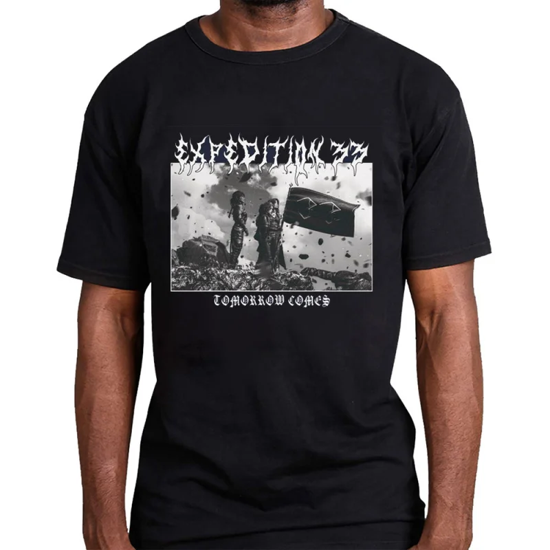 

Gothic Metal Retro Expedition 33 Gift T shirt for RPG Gamers 0119 All size Tops Gustave Clair Obscur Graphic print Clothes